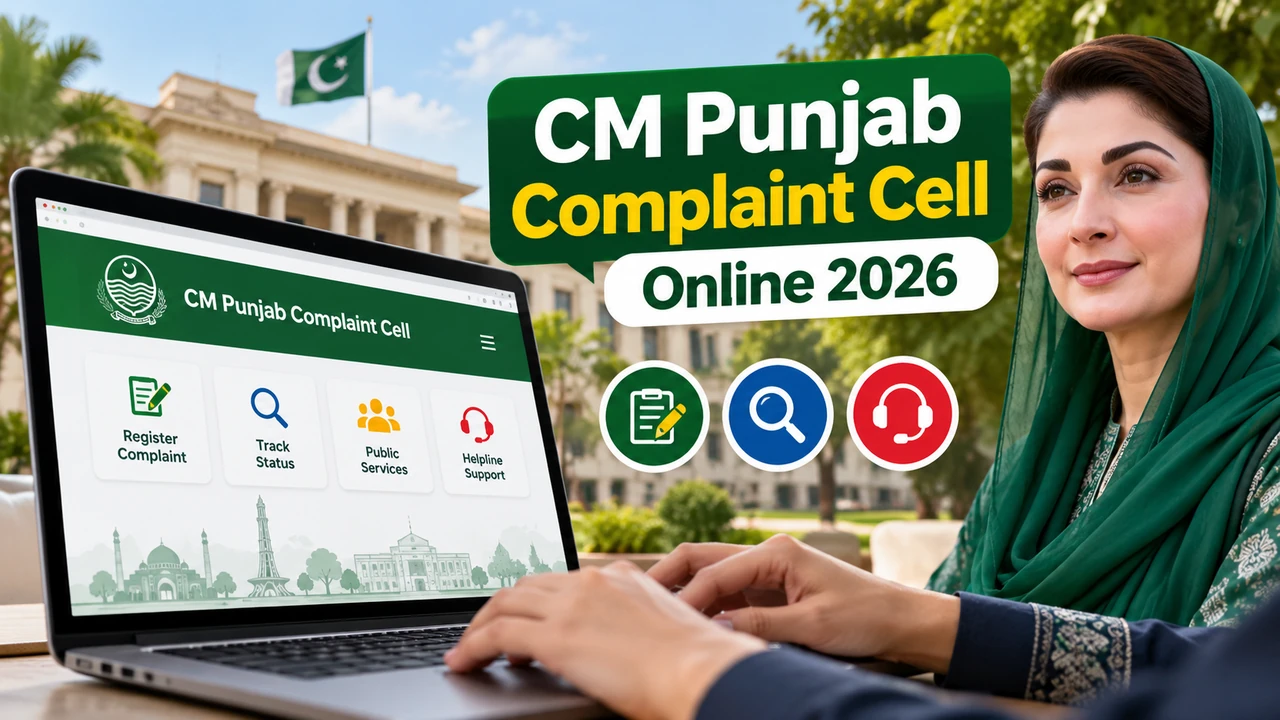 CM Punjab Complaint Cell Online 2026