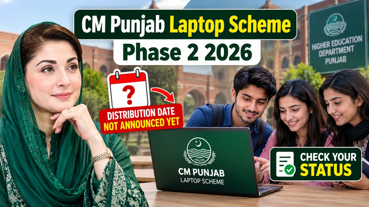 CM Punjab Laptop Scheme Phase 2 2026 status and distribution date